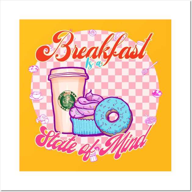 Breakfast is a State of Mind Wall Art by Sutilmente